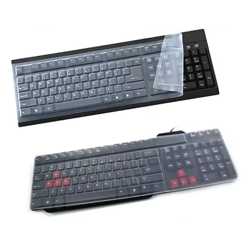 Universal Silicone Desktop Computer Keyboard Cover Skin Protector Film Cover 3C