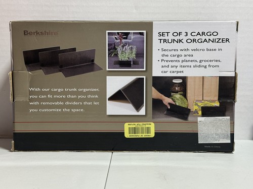 Berkshire Set Of 3 Cargo Trunk Organizer - Picture 5 of 6