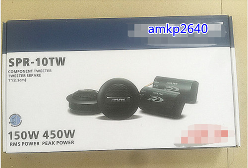 1X for 1" Component Tweeter Car Tweeters Type-R Alpine Tweeter Alpine SPR-10TW - Picture 2 of 2