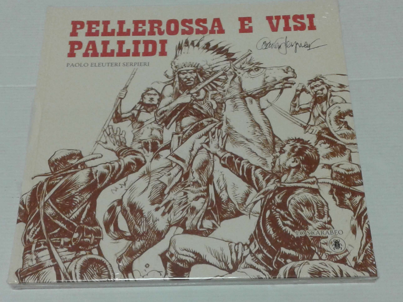 PELLEROSSA E VISI PALLIDI- DI: PAOLO ELEUTERI SERPIERI- VOLUME CARTONATO SIGI...
