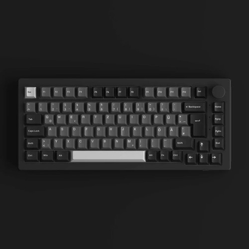 Akko Wireless Keyboard - Wireless Mechanical Keyboard Black & Silver 5075B Plus - Bild 5 von 7