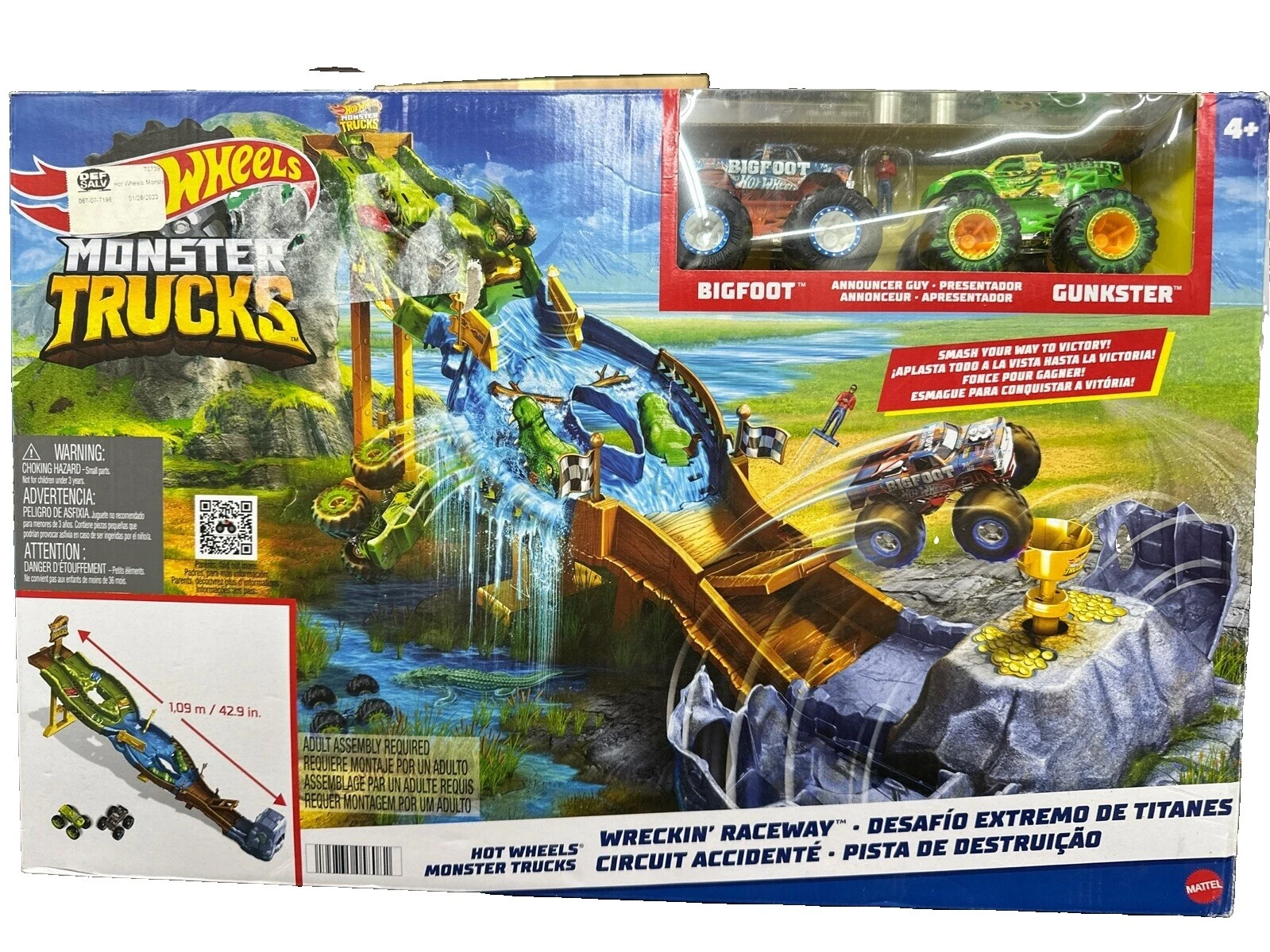 Vehículos Monster Trucks de carreras Hot Wheels