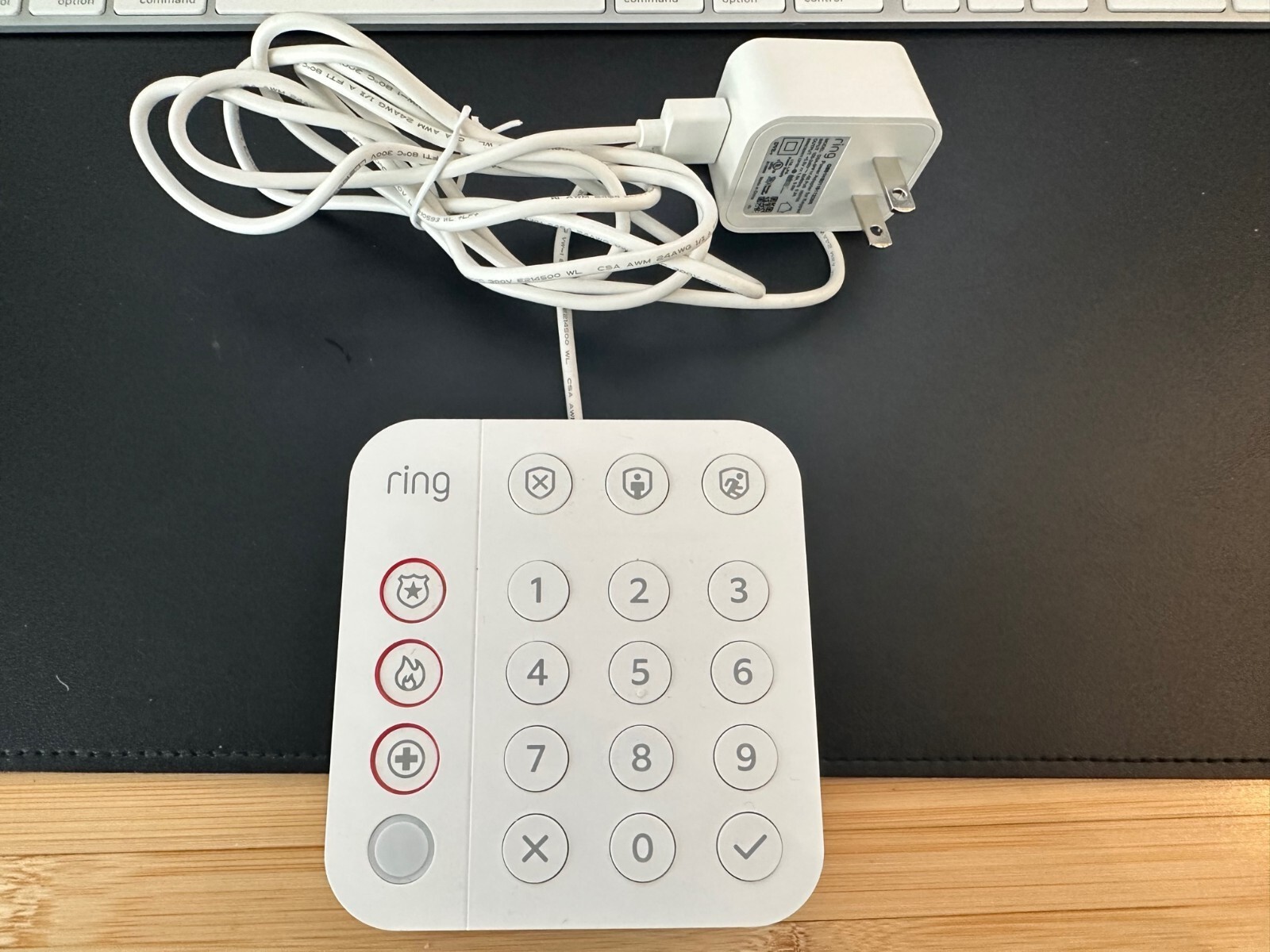 Ring Alarm Home Security System  Keypad with Mount And Power. 2nd Gen