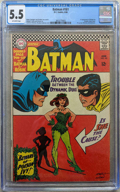 Batman 181 Comic Book CGC 5.5 1st Poison Ivy 1966 | eBay