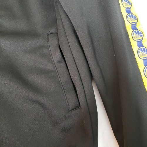 GOLDEN STATE WARRIORS TRACK JACKET - NBA - BLACK MEN SMALL - Picture 5 of 7