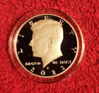2023 s .999 silver Kennedy half dollar in acrylic capsule