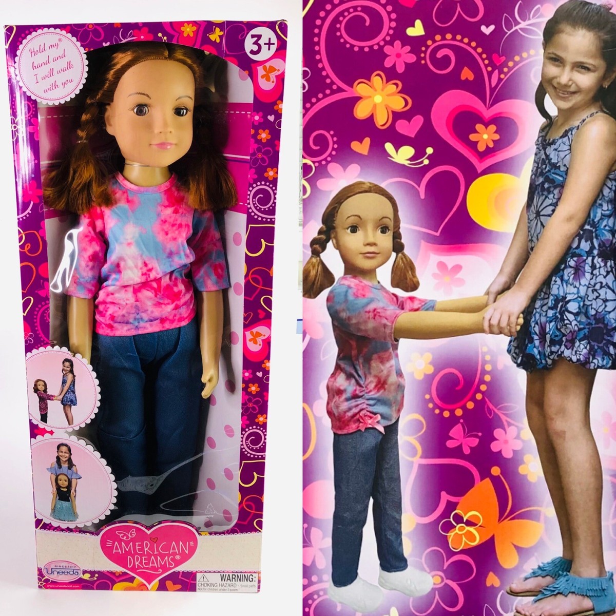 Big Walking Doll Great Gift NEW AMERICAN DREAMS Giant Big 27