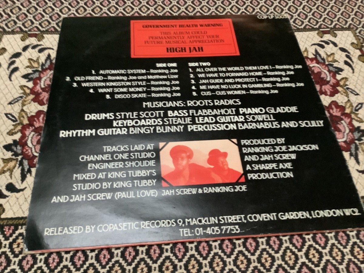 Ranking Joe , Disco Skate ,Copasetic Label | eBay UK