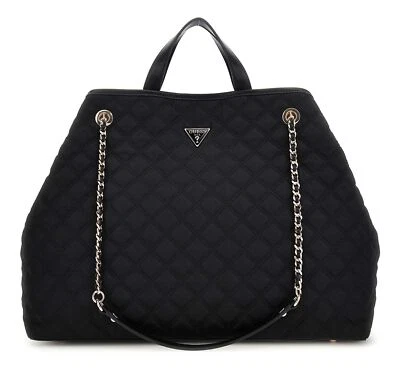 GUESS Giully II Large 2 In 1 Tote Bag L Shopper Utensilientasche Black schwarz