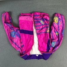 Vintage 80s/90s A K Sport Women's Geometric Print Windbreaker Jacket 6