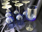 6 VINA BLUE large STEMMED WINE GLASSES by LIBBEY GLASS CO + BUY IT NOW BONUS!!! — photo 10