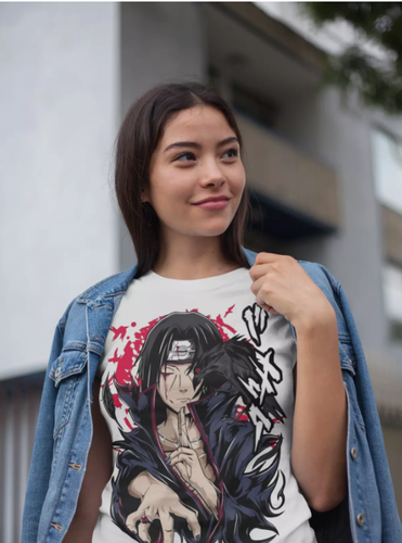 Itachi Uchiha Manga Strip Naruto Anime Manga Unisex Tshirt T-Shirt Tee ALL SIZES - Picture 3 of 6