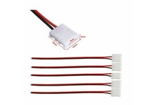 5pcs 2Pin Solderless Connector Clip Wire to 2835 3528 5050 5630 LED Strip Light