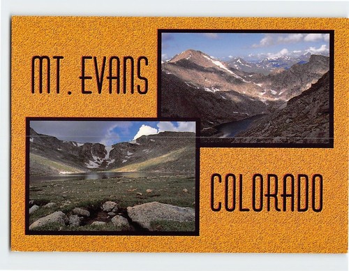 Postkarte Mt. Evans Colorado USA