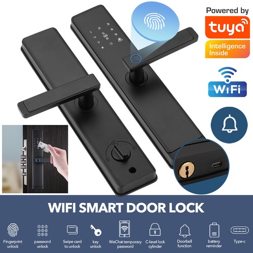 Smart Fingerprint Door Lock Wifi Biometric Touch Password Keyless Digital Keypad - Picture 19 of 24
