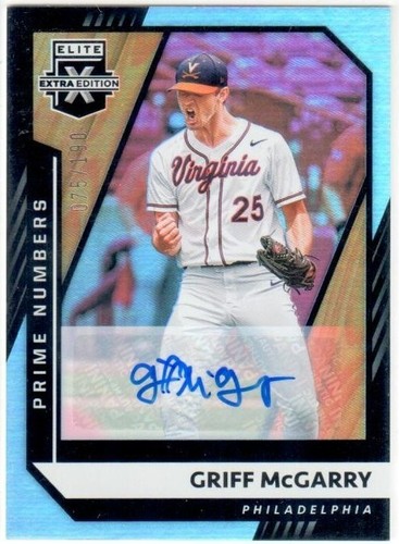 2021 Elite Extra Edition GRIFF McGARRY Prime Numbers ROOKIE AUTO #145! #/190! - 第 1/1 張圖片