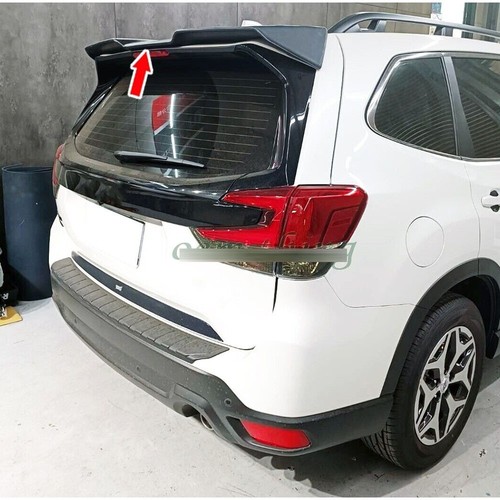 Painted Black Fits Subaru Forester SK 5th Hatchback G Type Trunk Spoiler 19-23 - Picture 4 of 5
