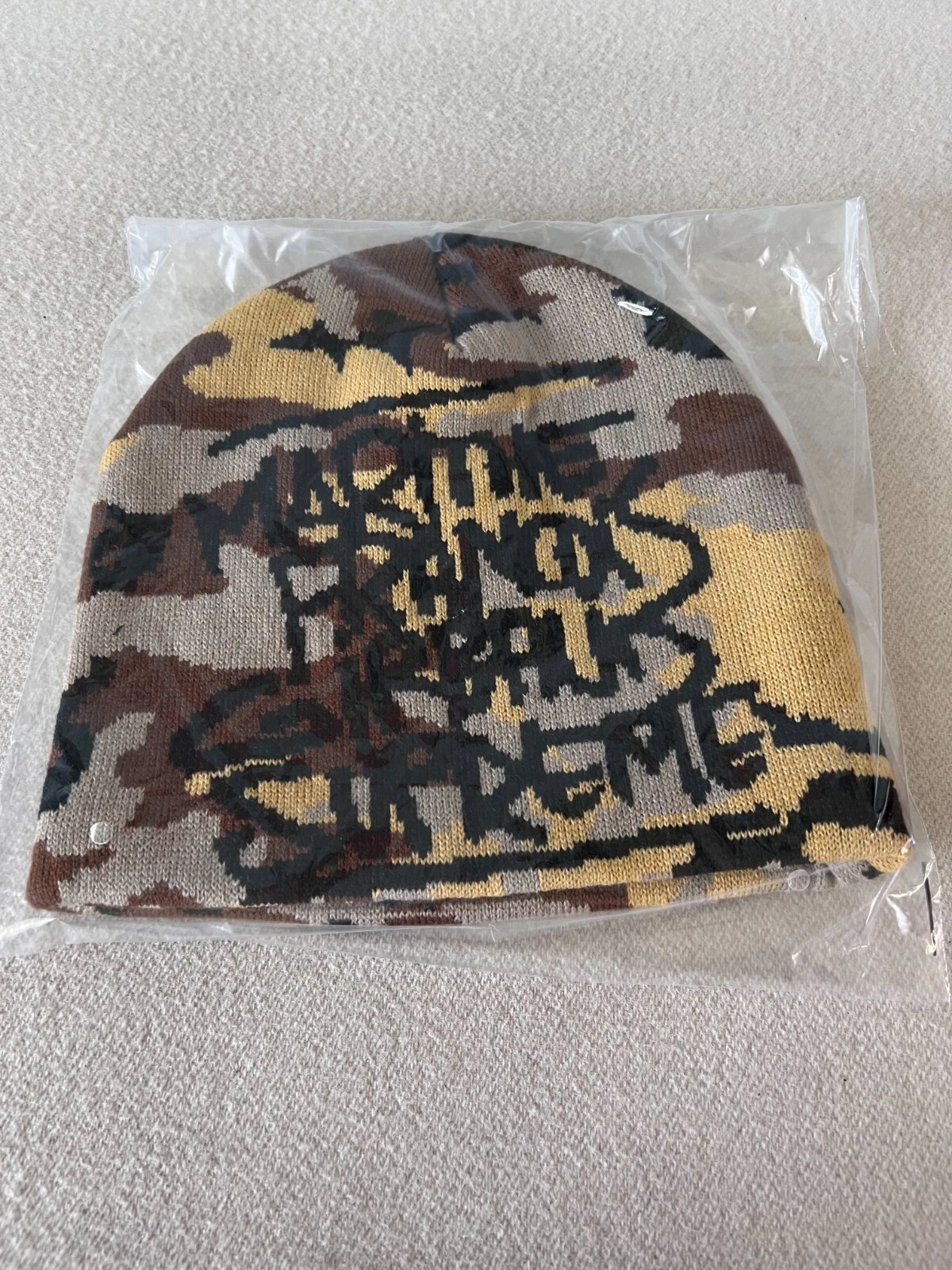 Bonnet Skullcap Supreme x Marithe François Girbaud   Camouflage   NEUF