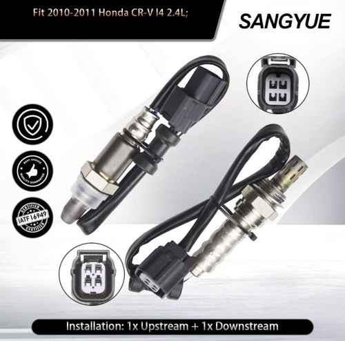 2PCS OXYGEN O2 SENSOR UPSTREAM & DOWNSTREAM FOR 2010-2011 HONDA CR-V 2.4L NEW - Picture 8 of 9