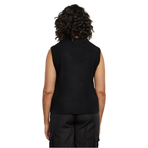 Urban Classics Ladies Knit Slipover Women Pullover Round Neck Knit - Picture 12 of 26