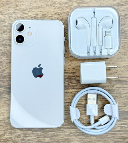 Apple iPhone 12 mini - 64 Go - Blanc (entièrement débloqué) - Photo 1 sur 8