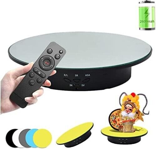 360 Degree Rotating Display Stand,360 Degree Photography Turntable with Remote C
