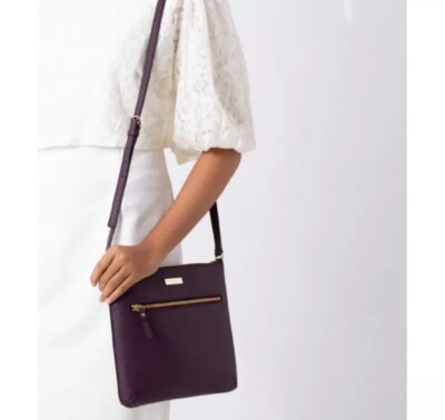 Kate Spade Laurel Way Rima Purple Crossbody Handbag B66
