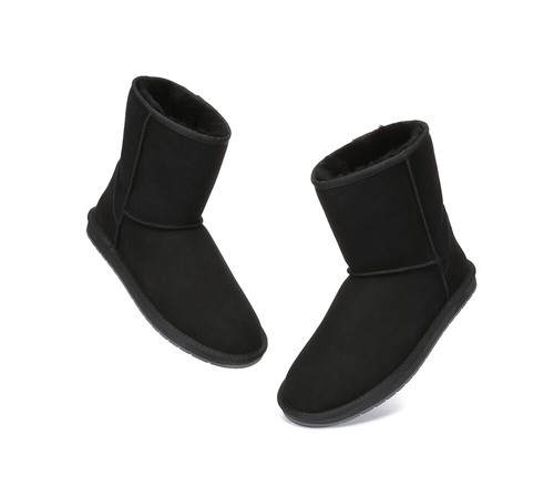AUSTRALIAN SHEPHERD® UGG Boots Men Sheepskin Wool Nonslip Short Boots Large Size - Picture 21 of 31