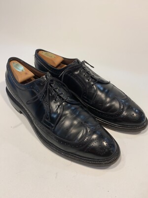 Allen Edmonds Macneil Wingtip Oxford Shoes 9107 Men's Size 11AA Black