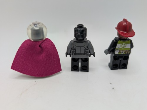 Lego Marvel Minifiguren aus Set 76128 Molten Man Battle Mysterio Spiderman + - Bild 2 von 4