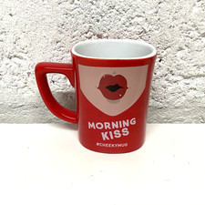 Red Nescafe Mug Genuine Nescafe Coffee Lovers Morning Kiss cheekymug Collectable