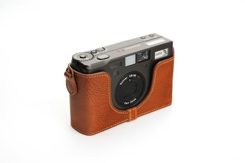 Genuine Real Leather Half Camera Case Bag Cover for Contax T3 Film Camera - Picture 20 of 42