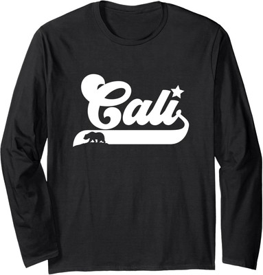 Cali Vintage California Bear USA State Beauty Design Idea Long Sleeve T-Shirt