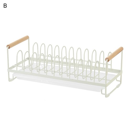 Card Slot Design Dish Rack Bowl Plate Organizer Dish Rack with for Countertop - Picture 4 of 12