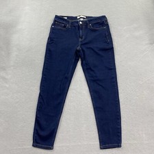 Calvin Klein Jeans Womens 10 Blue Denim Pants Ankle Leggings Skinny