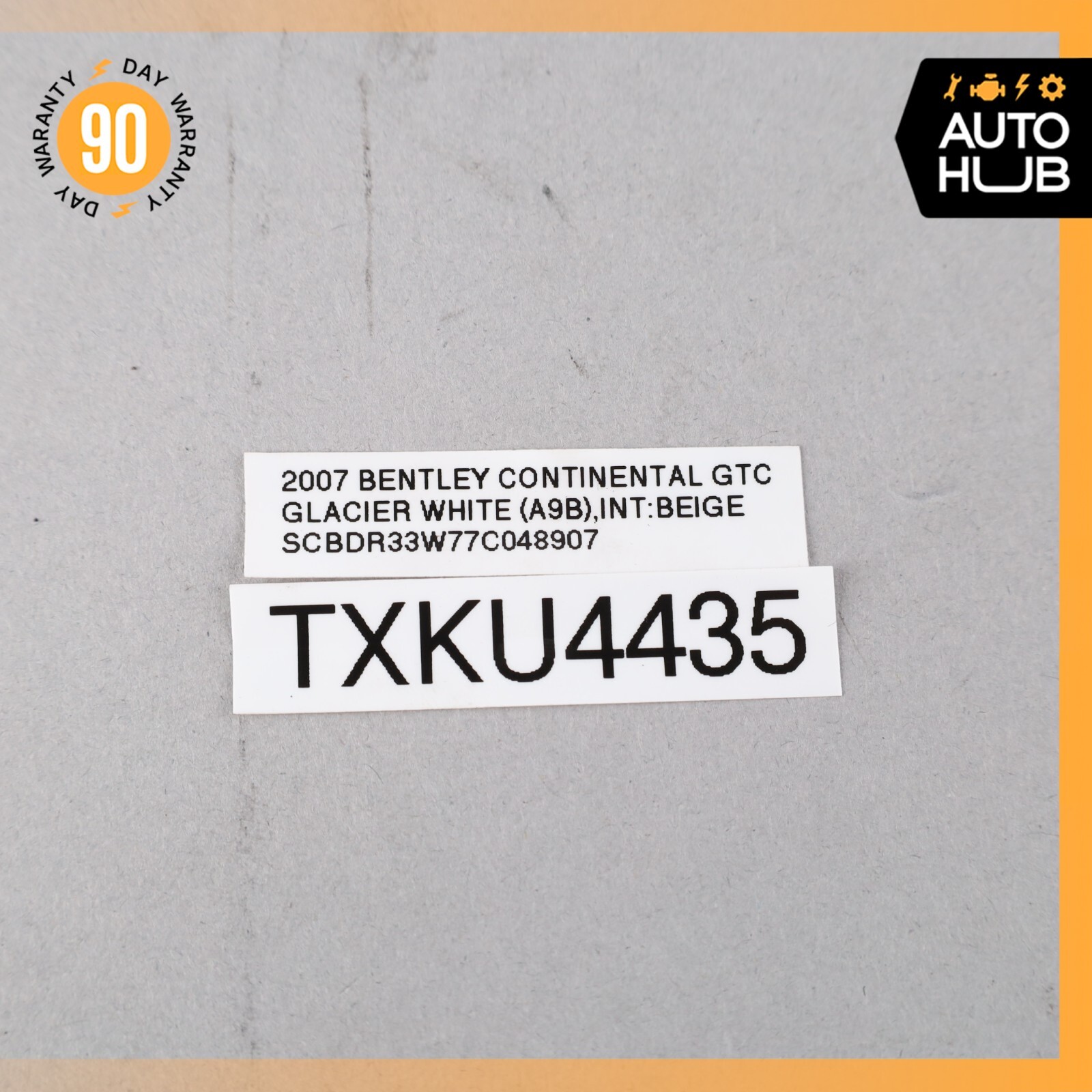 03-13 Bentley Continental GTC 6.0L Right Transmission Oil Cooling Line OEM 60k