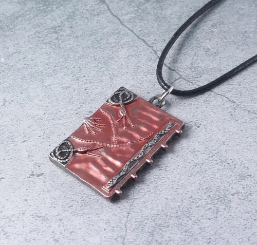 Collar Libro Hechizo Bruja - Joyería Colgante de Aleación Hermanas Hocus Pocus Sanderson - Imagen 2 de 6