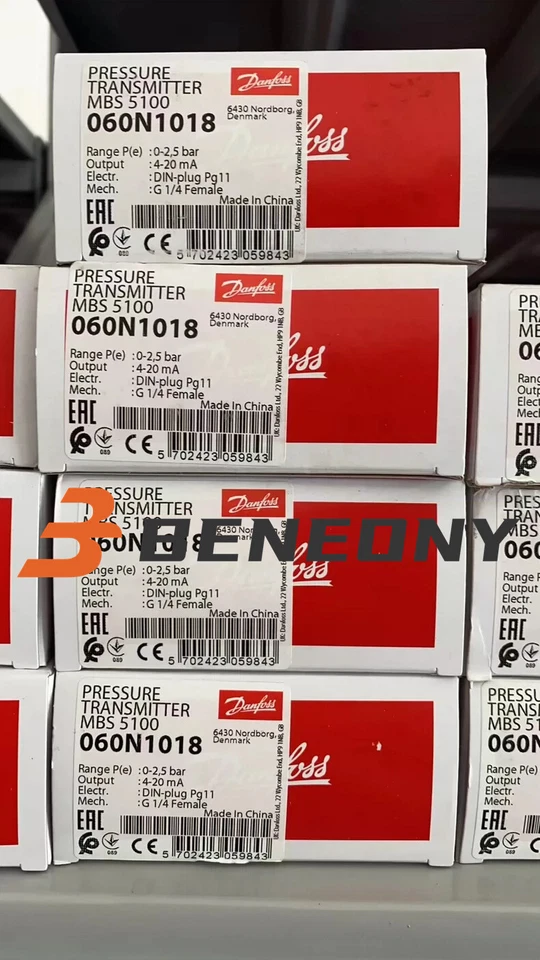 1pcs NEW DANFOSS 060N1018 Pressure switch MBC5100 DHL shipping - Bild 3 von 4