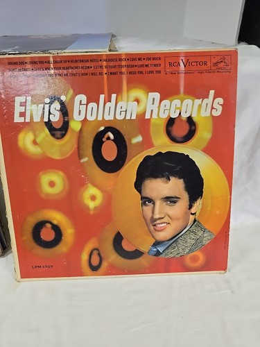 Lot 7 Elvis Presley Vinyl Records Lp, King Creole, Moody Blue, Christmas, Golden - Picture 6 of 16