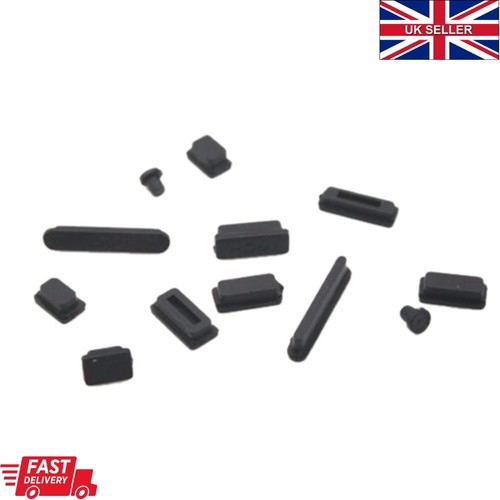 12 Pezzi Protettivo Porte USB Antipolvere Spina Silicone Cover Stopper per Laptop e PC - Foto 6 di 14