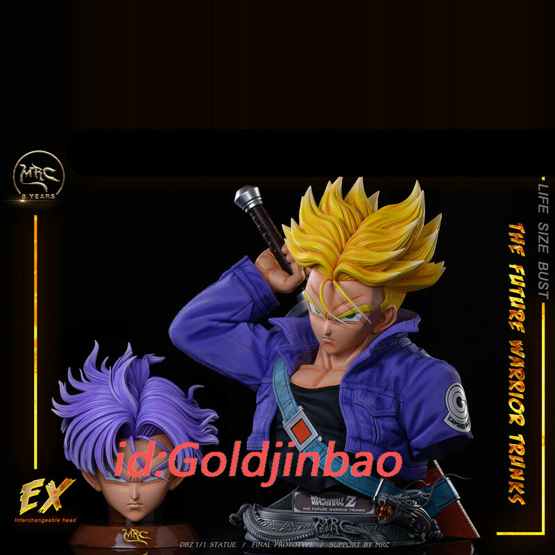 Dragon Ball Trunks 1/1 Scale Bust Painted Statue In Stock MRC Studio