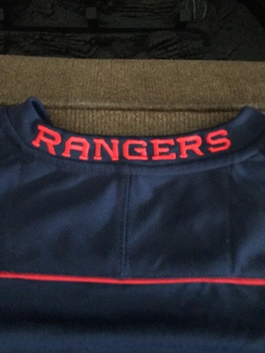 Rebok NEW YORK RANGERS Youth Small Size 8 Embroided Applique Short Sleeve Shirt - Picture 10 of 12