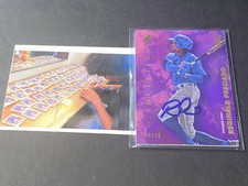 Reginald Preciado Chicago Cubs Auto Signed 2021 Bowman Inception Purple