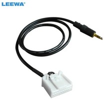 Car 3.5mm Audio AUX 20PIN Adapter Cable fit Toyota Camry Corolla Reiz RAV4 Prius
