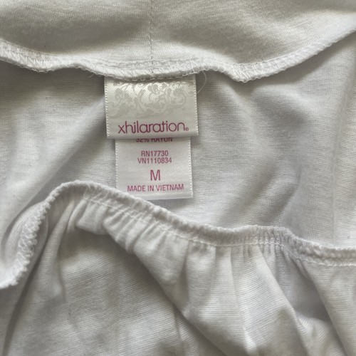Xhilaration Boho Open Front Cardigan Lightweight White Wrap Knit Size Medium - Picture 5 of 5
