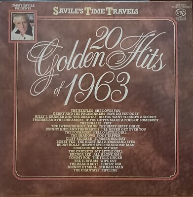 20 Golden Hits Of 1963 (LP) Beatles, Buddy Holly, Bobby Vee, The Beach Boys