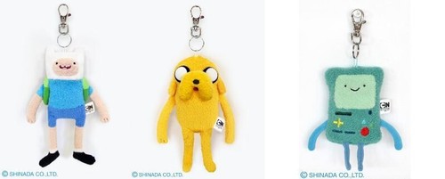 Shinada Global Adventure Time Finn Jake Plush Reel key chain Japan - Picture 25 of 25
