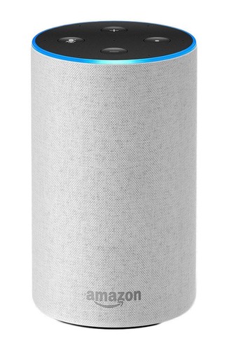 Amazon Echo (2nd Generation) Smart Assistant - Sandstone Fabric Brand New - Open - Picture 1 of 1