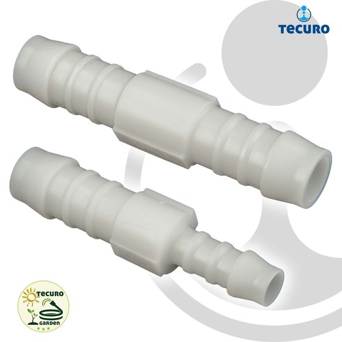 tecuro Schlauchverbinder gerade, für Industrie und Garten - Nylon weiß - Bild 1 von 64