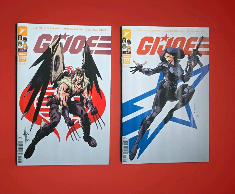 G.I.JOE #8 A + B ✨️ RARE VARIANT COVER IMAGE COMICS 2026 FNM 1ST PRINTS LOT